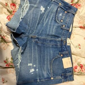 Universal Thread Ripped Blue Jean Shorts